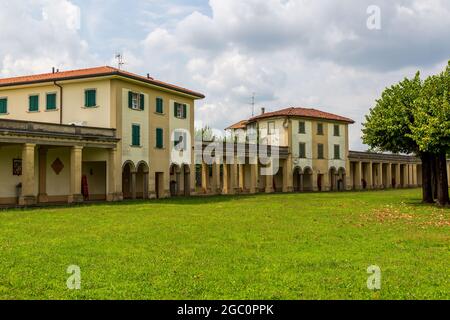 Altes Heiligtum der Madonna Dei Campi in Stezzano , Provinz Bergamo , Italien Stockfoto