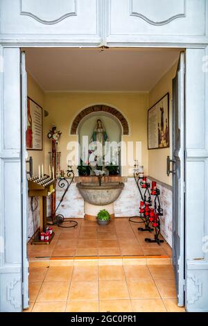 Altes Heiligtum der Madonna Dei Campi in Stezzano , Provinz Bergamo , Italien Stockfoto