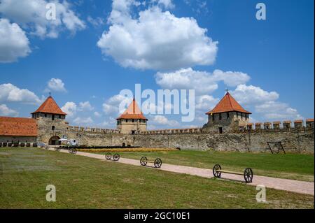 Alte türkische Festung Bender in Tighina, Transnistria, Moldawien Stockfoto