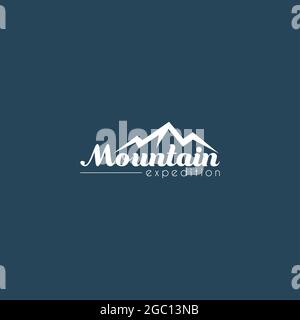 Mountain-Logo-Design Stockfoto