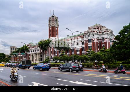 Taipeh, Taiwan. August 2021. Eine allgemeine Ansicht des Präsidentenbüros in Taipeh. Kredit: SOPA Images Limited/Alamy Live Nachrichten Stockfoto