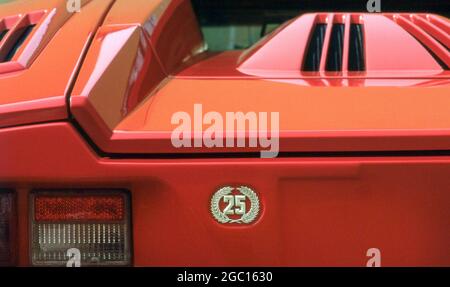 Lamborghini Countach 25. Jahrestag Italien 1988 Stockfoto