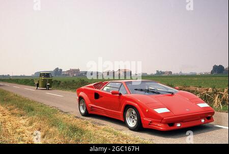 Lamborghini Countach 25. Jahrestag Italien 1988 Stockfoto