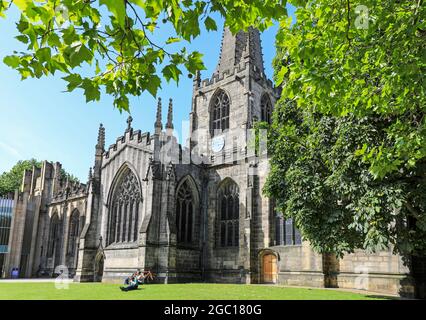 Sheffield Cathedral auch bekannt als Cathedral Church of St Peter and St Paul, Sheffield, South Yorkshire, England, Großbritannien Stockfoto