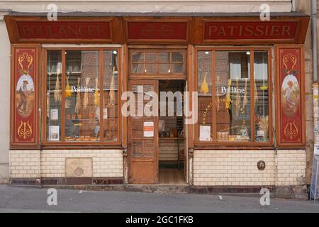 Paris, Boulangerie, Patisserie Stockfoto
