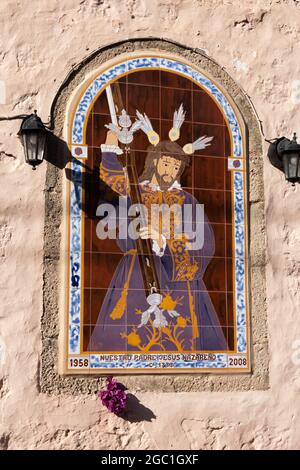 La Orotava, Teneriffa, Spanien-01 Januar 2020, Altstadt, Santo Domingo Kirche, Kanarische Inseln, Spanien Stockfoto