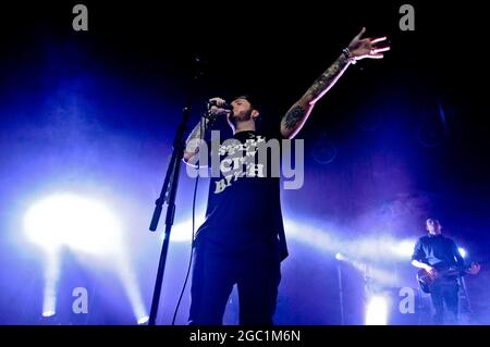 James Arthur beim Auftritt im Rathaus von Sheffield Stockfoto