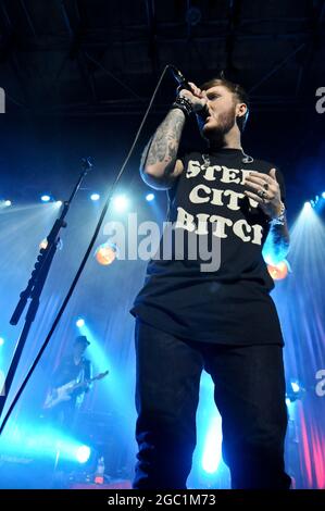 James Arthur beim Auftritt im Rathaus von Sheffield Stockfoto