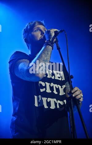 James Arthur beim Auftritt im Rathaus von Sheffield Stockfoto