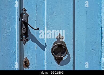 Altes barockes Türdetail, Ouro Preto, Minas Gerais, Brasilien Stockfoto