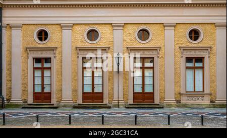 Die Neue Orangerie In Den Schlossgärten Von Sanssouci In Potsdam Stockfoto