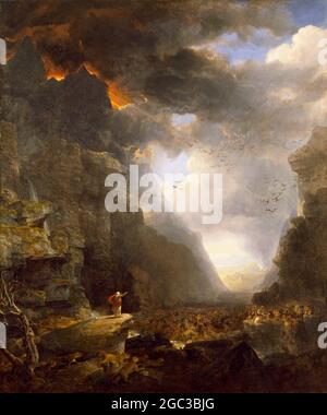 Gottes Urteil über Gog von Asher Brown Durand (1896-1886), Öl auf Leinwand, c. 1851-2 Stockfoto