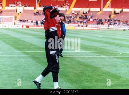 US-Torwart Brad Friedel im Wembley-Stadion am 7 1994. September vor einem internationalen Freundschaftstitel gegen England. Stockfoto