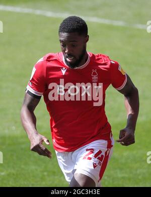 Aktenfoto vom 17-04-2021 von Tyler Blackett aus Nottingham Forest. Ausgabedatum: Freitag, 6. August 2021. Stockfoto