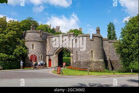 Arundel West Sussex England Großbritannien - Arundel Castle Stockfoto