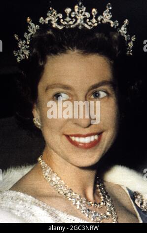 Königin Elizabeth II. 1961 Stockfoto