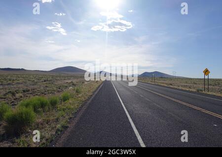 Two Guns Rest Stop in der Nähe von Flag Staff Arizona Stockfoto