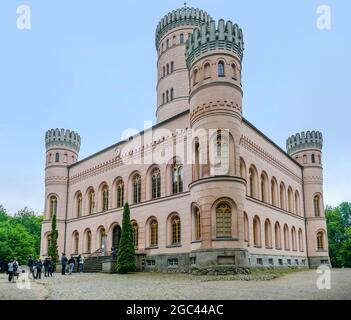 Granitz Jagdschloss auf der deutschen Insel Rügen Stockfoto