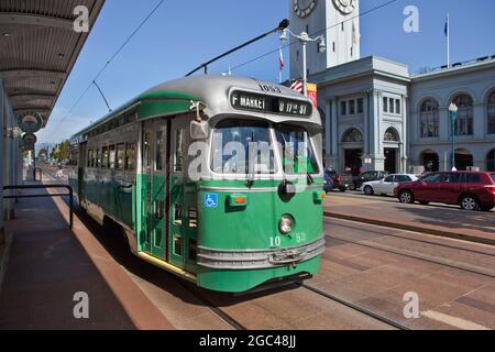 Oldtimer in San Francisco, CA Stockfoto