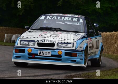 Julian Thomas, Ford Sierra Cosworth RS500, Tin Top Titans, The Maestros - Motorsport's Great All-Rounders, Goodwood Festival of Speed, Goodwood House, Stockfoto