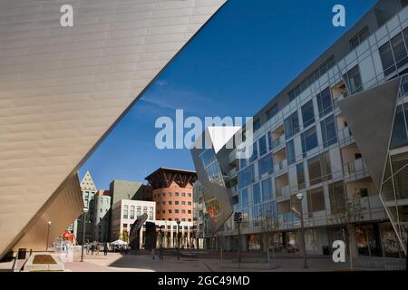 Denver Art Museum and Condo Residences 3 Stockfoto