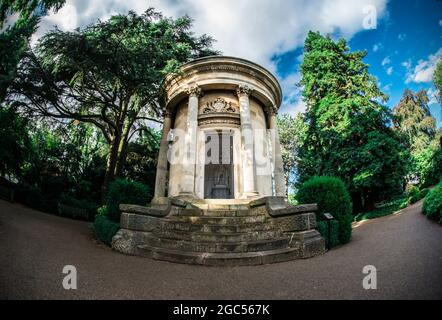 Leamington Spa Jephson Memorial, Jephson Gardens Stockfoto