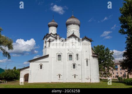 Das Kloster Der Verklärung. Staraya Russa, Oblast Nowgorod, Russland. Stockfoto