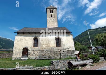 Glurns (BZ), alte Kirche, Südtirol, Italien Stockfoto