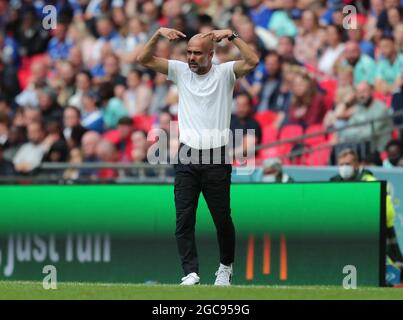 PEP GUARDIOLA MANCHESTER CITY MANAGER Stockfoto