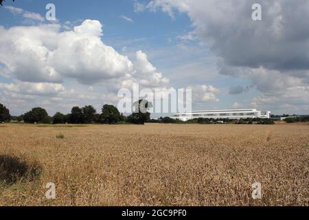 Theobalds Park, Waltham Cross, wurde im August 2021 als neues Sunset Film Studio in Hertfordshire vorgeschlagen (an der A10, direkt an der M25, Abfahrt 25) Stockfoto