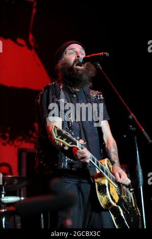 Rancid Performing in der Sheffield Arena, Sheffield Stockfoto