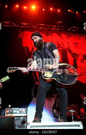 Rancid Performing in der Sheffield Arena, Sheffield Stockfoto