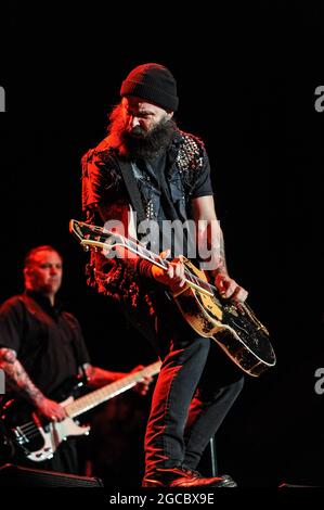 Rancid Performing in der Sheffield Arena, Sheffield Stockfoto