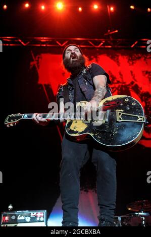 Rancid Performing in der Sheffield Arena, Sheffield Stockfoto