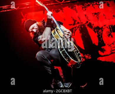 Rancid Performing in der Sheffield Arena, Sheffield Stockfoto