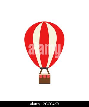 Heißluft-Ballon-Symbol Stock Vektor