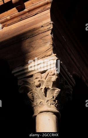 Kathedrale von St. Peter dem Apostel. Begann im 11. Jahrhundert. Romanischer Stil. Jaca. Provinz Huesca. Spanien Stockfoto