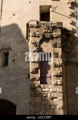 Porte de Cailhau (erbaut Ende des 15. Jahrhunderts), Bordeaux. Frankreich Stockfoto