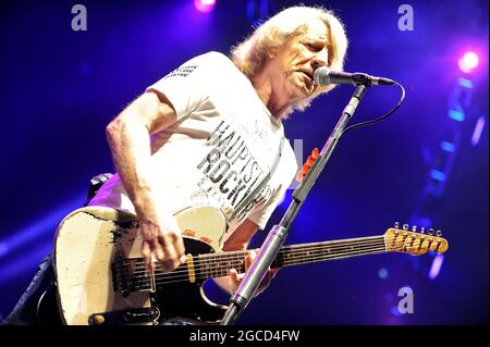 Status Quo beim Clumber Park Festival Stockfoto