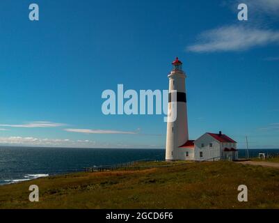 Point Amour Lighthouse, historische Stätte der Provinz, Neufundland und Labrador Stockfoto