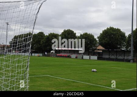 Felixstowe, Großbritannien. August 2021. felixtowe fc während der Freundschaftschaft zwischen Ipswich Town und Wolverhampton Wanderers im Goldstar Ground-Felixstowe-England Credit: SPP Sport Press Photo. /Alamy Live News Stockfoto