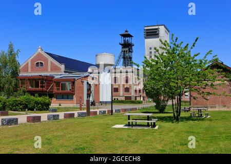 Ehemaliges Kohlebergwerk (derzeit Museum) in Lievin (Pas-de-Calais), Frankreich Stockfoto