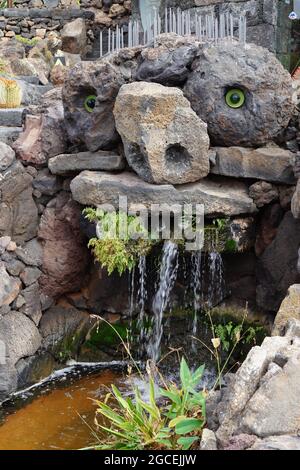 Kaktusgarten in Guatiza, Lanzarote, Kanarische Inseln, Spanien Stockfoto