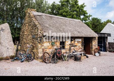Das Kerry Bog Village in Co Kerry, Südwestirland Stockfoto