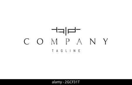 Vektor-Logo, auf dem ein abstraktes Bild von Brillen Rahmen. Stock Vektor