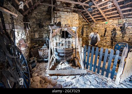 Das Kerry Bog Village in Co Kerry, Südwestirland Stockfoto