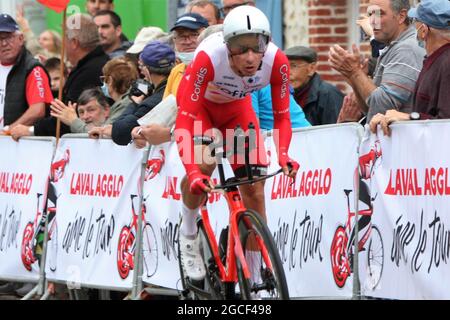 ANTHONY PEREZ von COFIDIS während der Tour de France 2021, Radrennen Etappe 5, Zeitfahren, Wechsel - Laval (27,2 km) am 30. Juni 2021 in Laval, Frankreich - Foto Laurent Lairys / DPPI Stockfoto