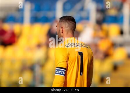 Samir Handanovic (FC Internazionale) während des Fußballspiels der Vorsaison zwischen Parma Calcio und dem FC Internazionale am 8. August 2021 im Ennio Tardini-Stadion in Parma, Italien - Foto Nderim Kaceli / DPPI Stockfoto