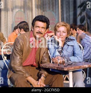 Rumänische Schauspieler Iurie Darie & Margareta Pogonat, ca. 1980 Stockfoto