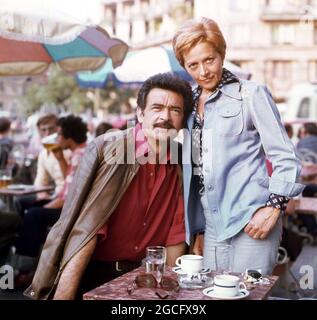 Rumänische Schauspieler Iurie Darie & Margareta Pogonat, ca. 1980 Stockfoto